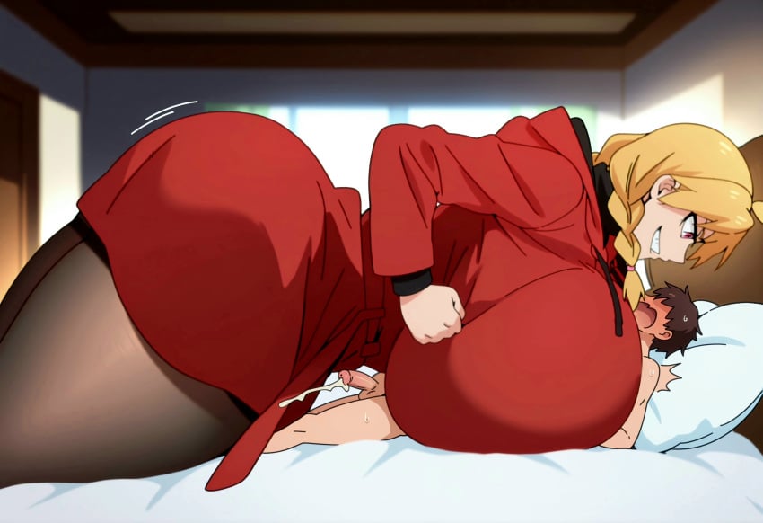 chesto67295, ai generated, yomi no tsugai, gabby, anime, dick