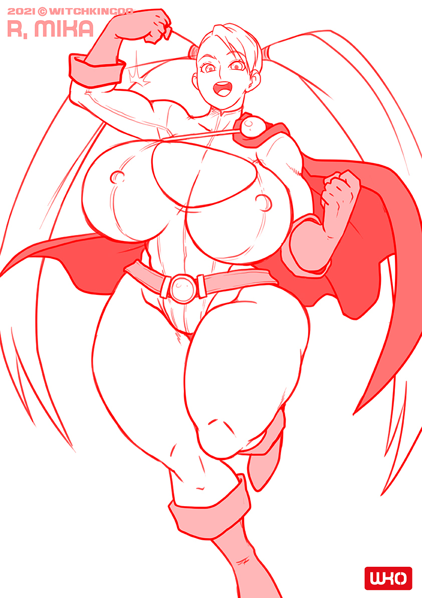 witchking00, dc comics, 1girls, huge ass, huge breasts, thick thighs