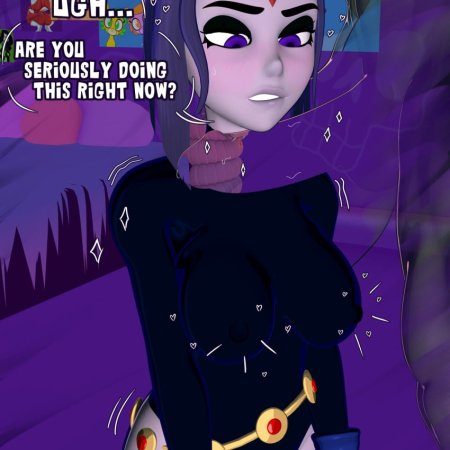 moonlight bmz, dc comics, teen titans, big breasts, big thighs