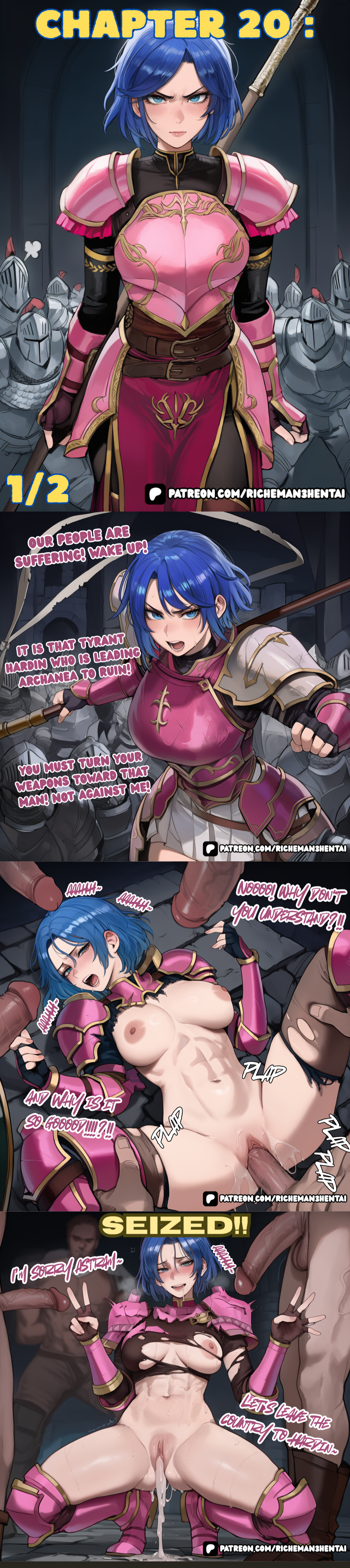 ai generated, fire emblem, midia, big ass, creampie, moaning