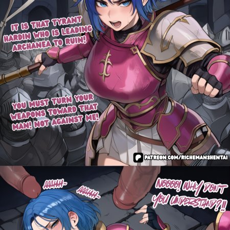 ai generated, fire emblem, midia, big ass, creampie, moaning