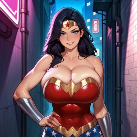s00bai, ai generated, dc comics, diana prince, wonder woman, big ass