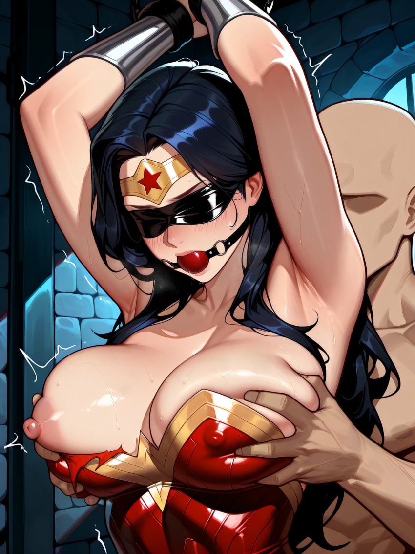s00bai, ai generated, dc comics, diana prince, wonder woman, curvy