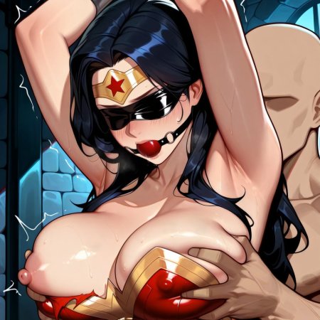 s00bai, ai generated, dc comics, diana prince, wonder woman, curvy