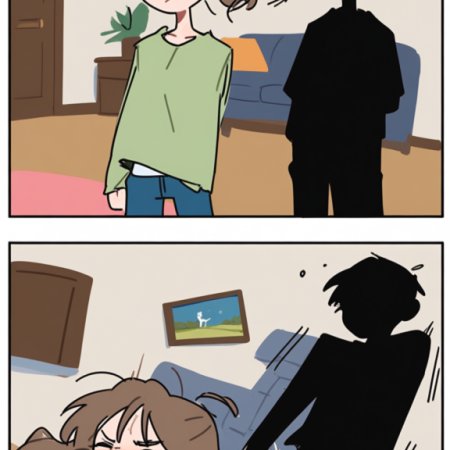 ai generated, 1girls, brown hair, chibi, sex, torn clothes