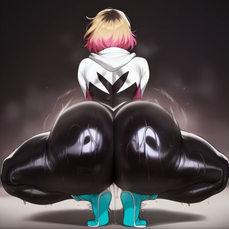 niduscharger, ai generated, marvel, spider-gwen, big ass, milf