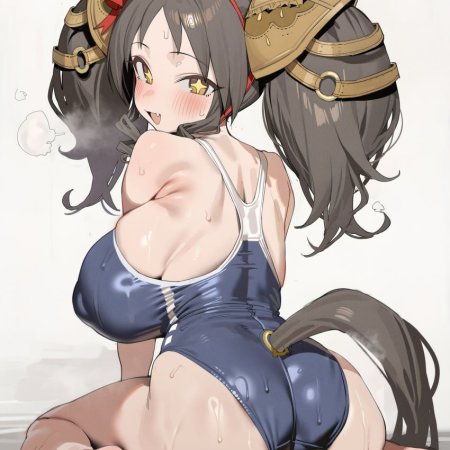 ai generated, umamusume, marvelous sunday, animal ears, hair, legs