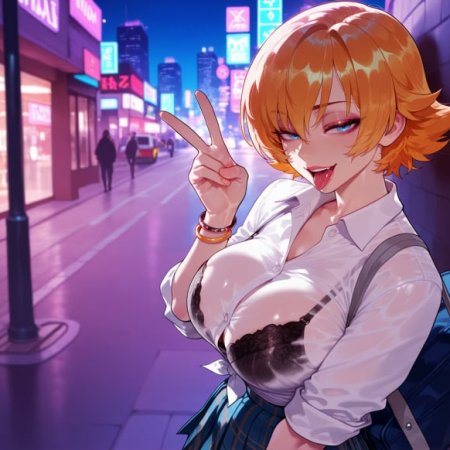 balecxi, ai generated, taimanin, igawa sakura, blonde hair, inviting to sex