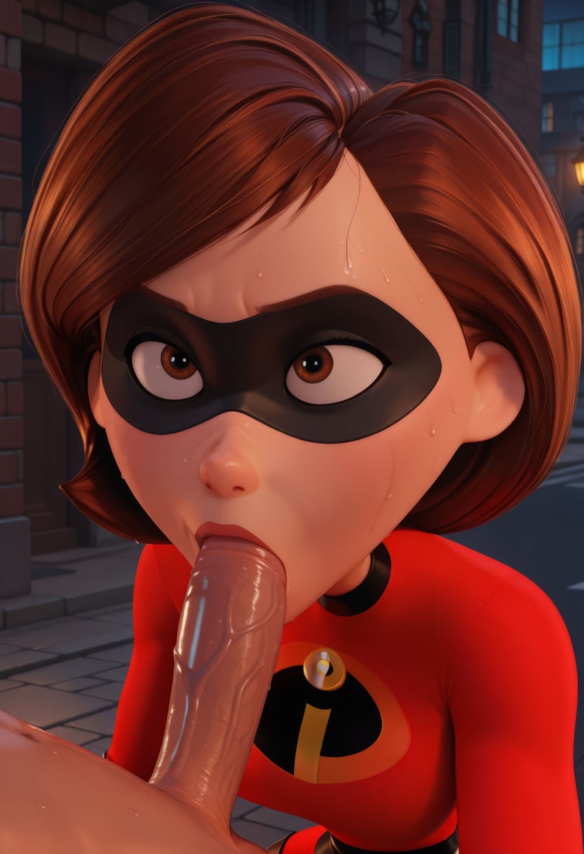 lustboxai, ai generated, disney, elastigirl, helen parr, breasts