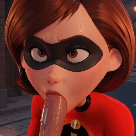 lustboxai, ai generated, disney, elastigirl, helen parr, breasts