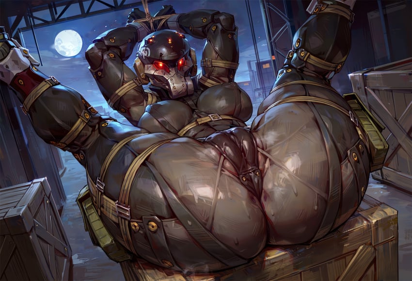 philon, ai generated, metal gear solid, haven trooper, breasts, covered nipples