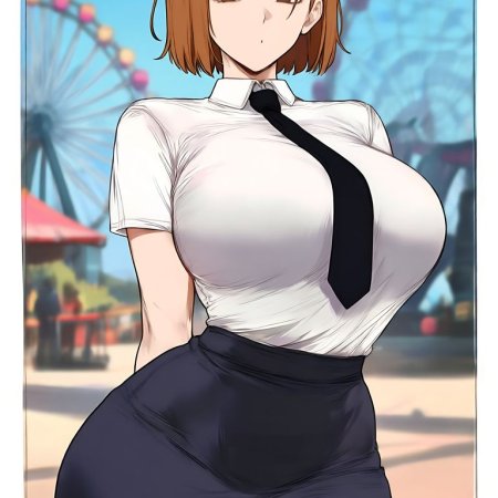 ai generated, jujutsu kaisen, kugisaki nobara, big breasts, mature, milf