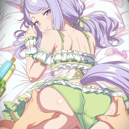 eufoniuz, mejiro mcqueen, 1girls, bikini, condom, cum