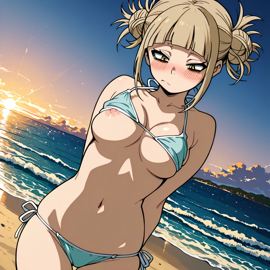 boku no hero academia, my hero academia, bikini, blonde hair
