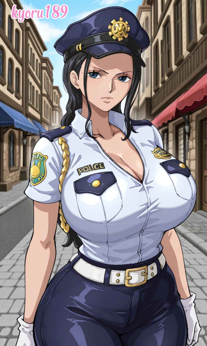 big boobs, big breasts, black hair, blue eyes, braid, braided hair