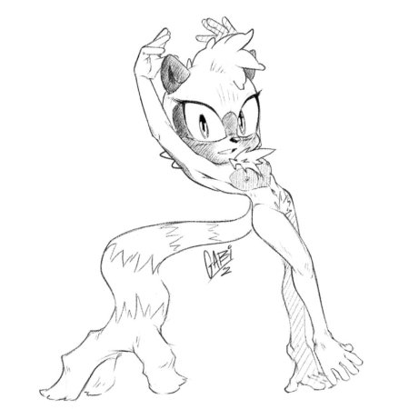 idw publishing, sega, sonic, breasts, chest tuft, feet