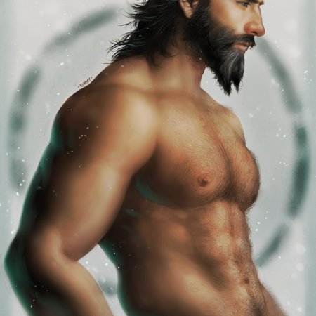 dragon age, dragon age inquisition, bearded male, long hair, hairy, hairy male