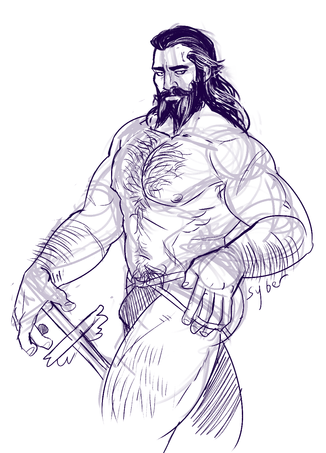 dragon age, dragon age inquisition, 1boy, beard, bearded, bearded male