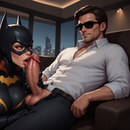 Batman, barbara gordon, batgirl, batgirl, breasts, cape