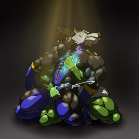 mythology, villainous, anthro raped, anthro raping, anthro raping anthro, arms around another
