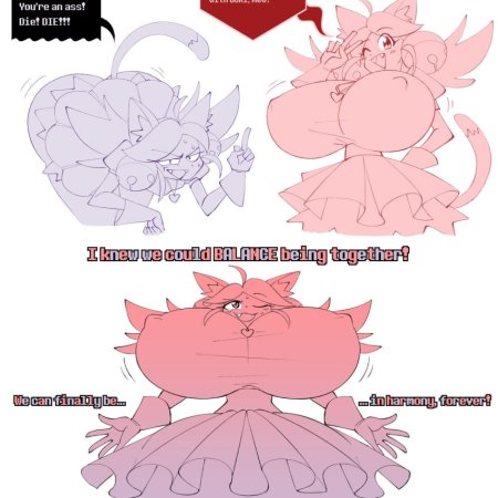anime girl, balanced proportions, big ass, big breasts, bottom heavy, cat ears