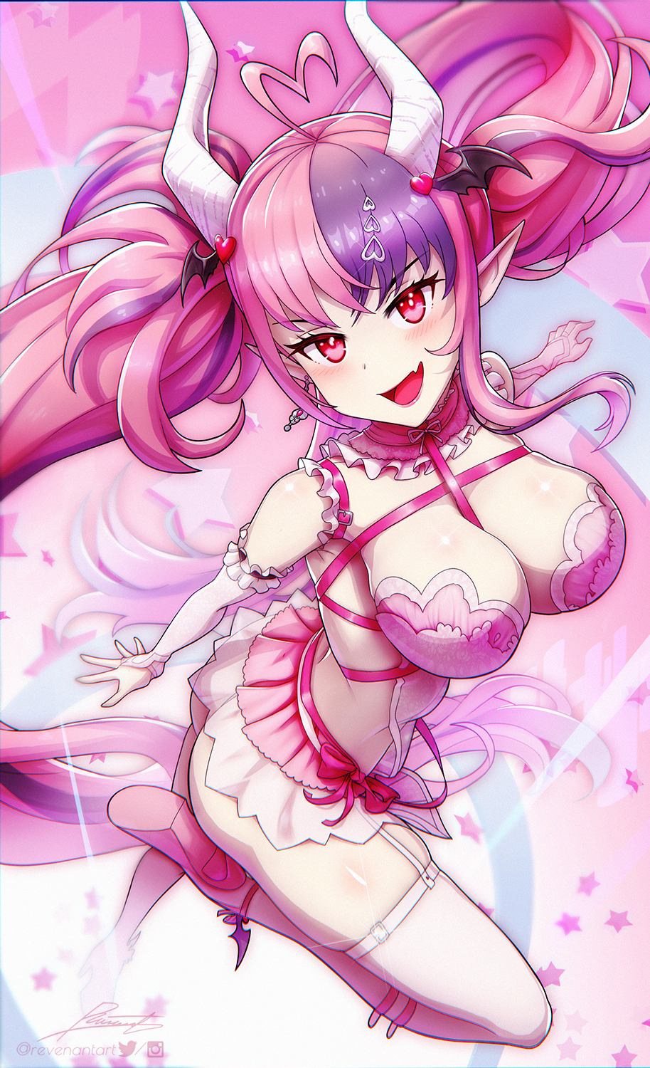 belt, big breasts, blush, boots, breasts, choker