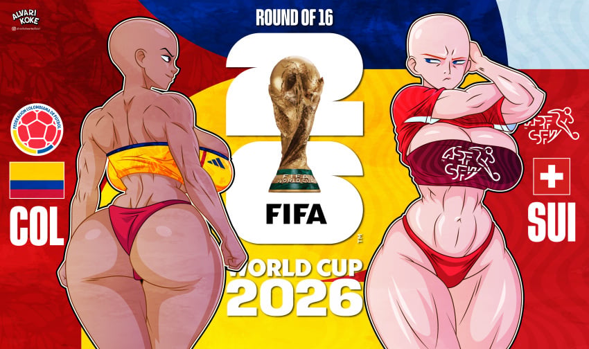 fifa, world cup, ass, bald, bald female, big breasts