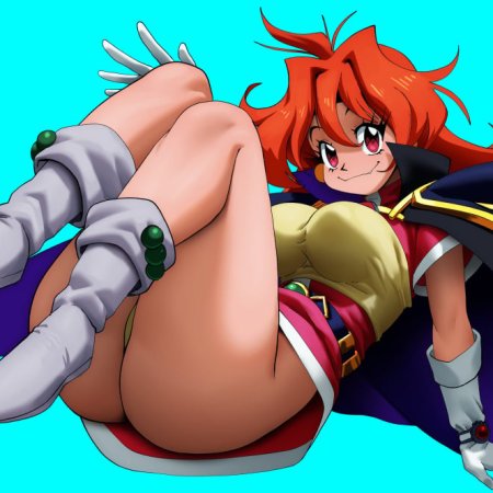 Slayers, lina inverse, boots, breasts, cape, closed mouth