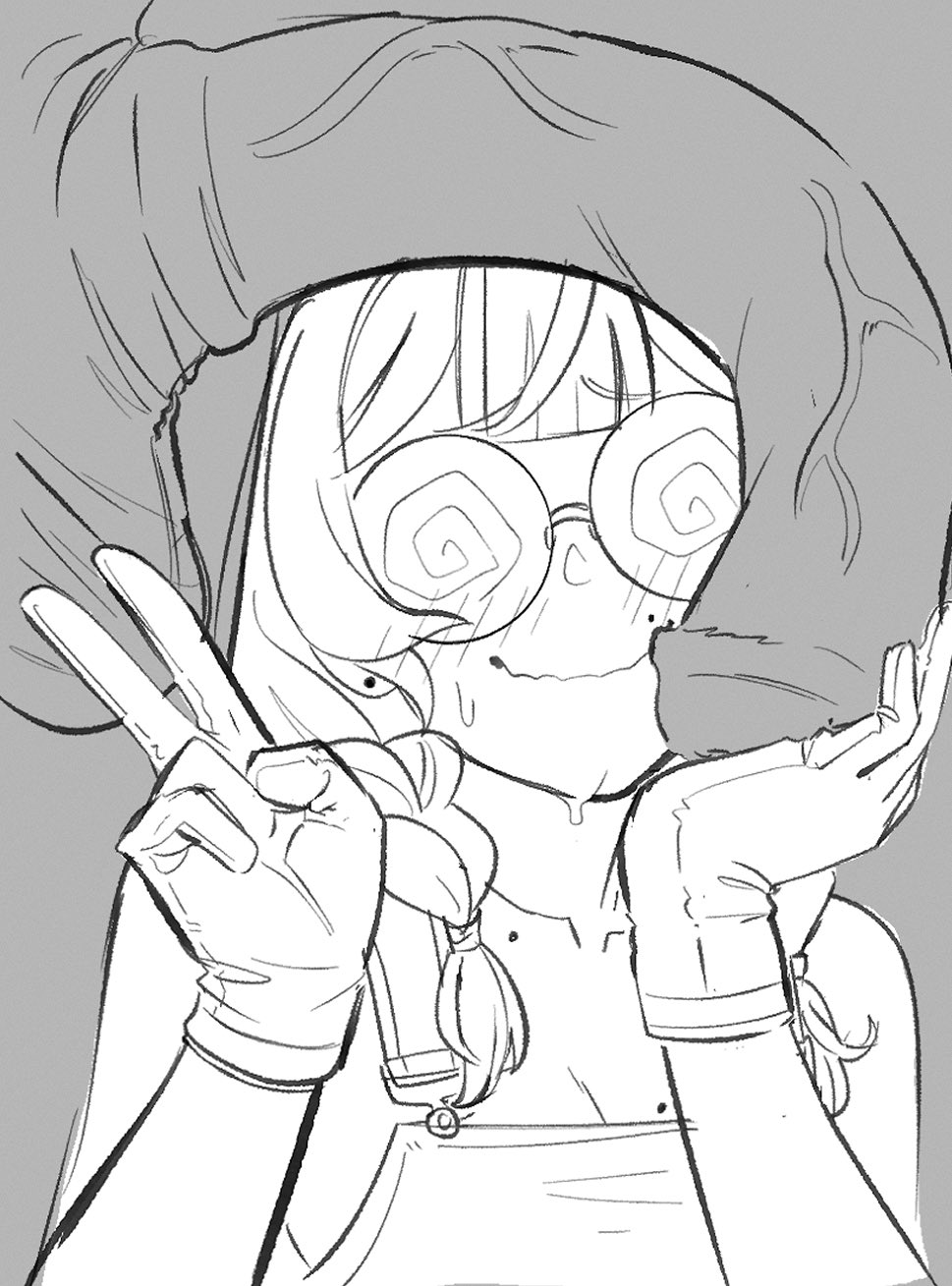 Original, realda, cock worship, female, glasses, gloves