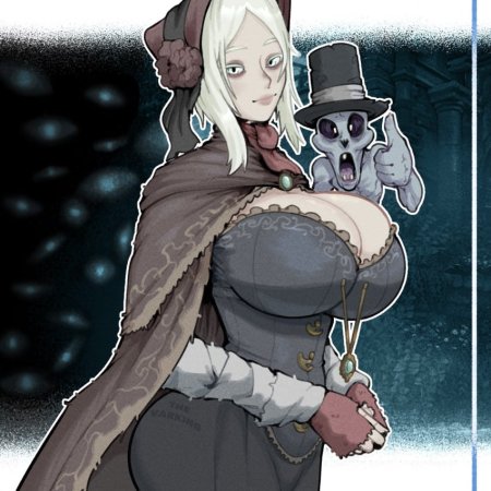 bloodborne, fromsoftware, messenger, doll joints, female, female focus