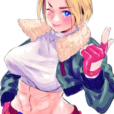 fatal fury, king of fighters, blue mary, big breasts, big tits, blonde