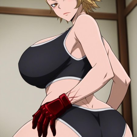 Unjobdespiert, ai generated, tougen anki, ass, big ass, big breasts