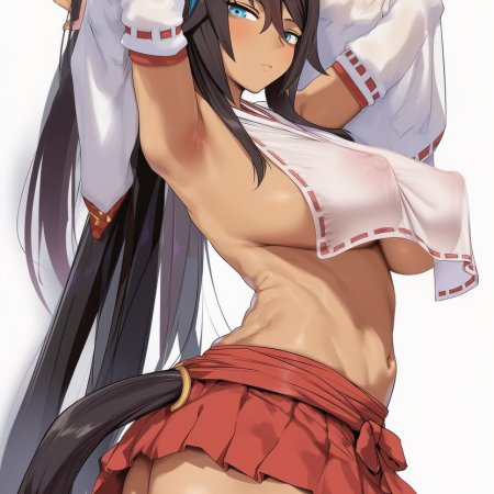 ai generated, umamusume, 1girls, animal ears, female