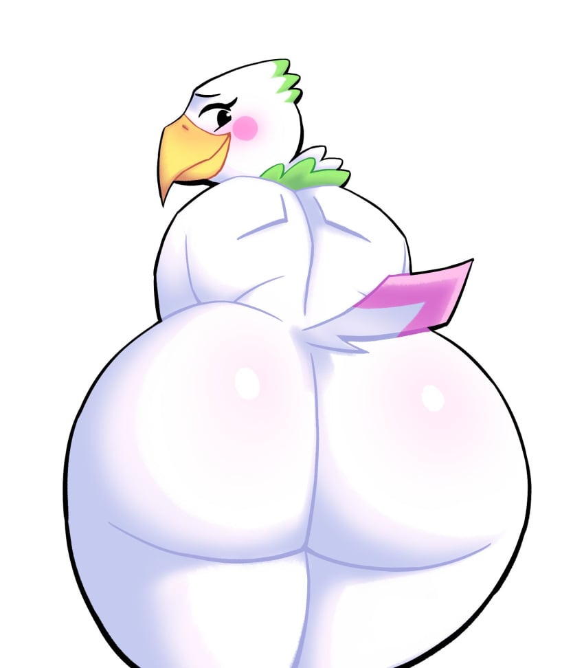 Lovetopullmicke, animal crossing, 1girls, anthro, ass, big ass