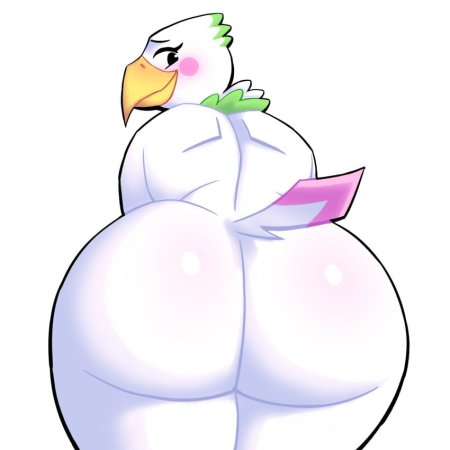 Lovetopullmicke, animal crossing, 1girls, anthro, ass, big ass