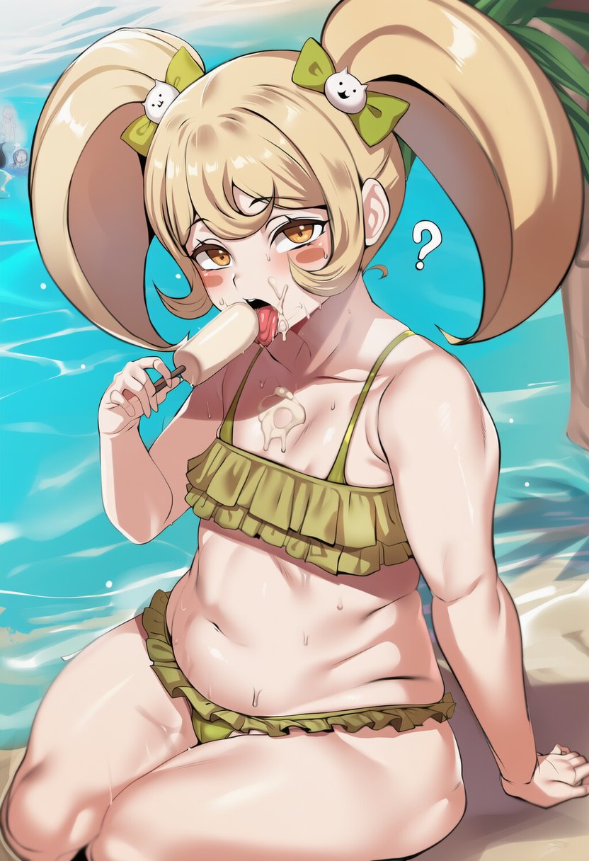Doubledeluxeai, ai art, ai generated, danganronpa, saionji hiyoko, curves