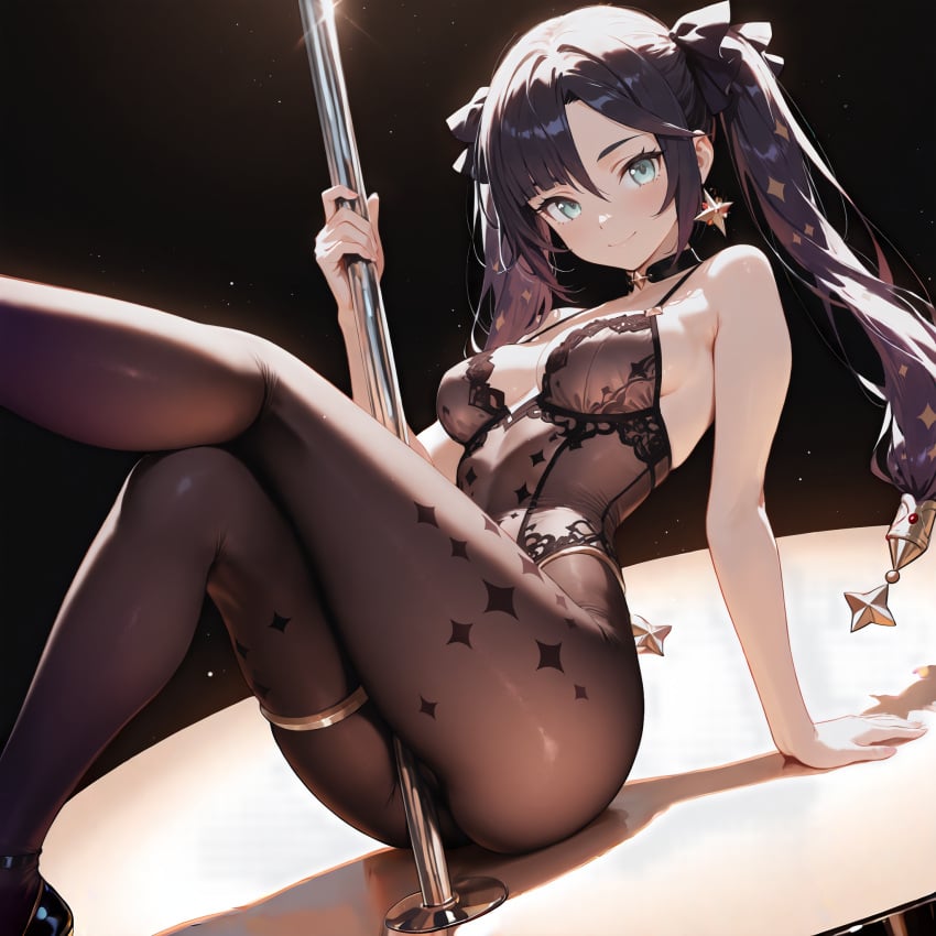 ai generated, genshin impact, ass grab, solo, 1girls