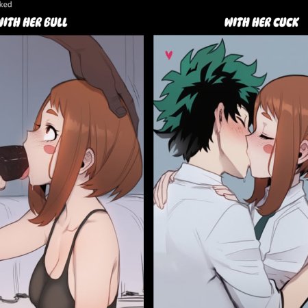 tyrone666, ai generated, boku no hero academia, deku, izuku midoriya, big boobs