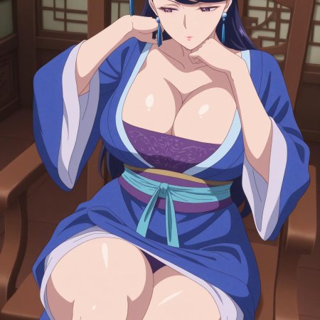 Unjobdespiert, ai generated, kusuriya no hitorigoto, lihua, big ass, big breasts