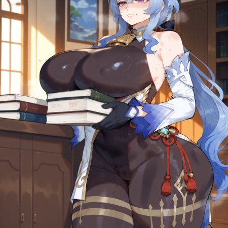 Boobaai, ai generated, genshin impact, hoyoverse, mihoyo, big butt