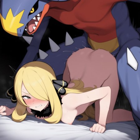 parkinson, ai generated, pokemon, pokemon dppt, cynthia, pussy juice