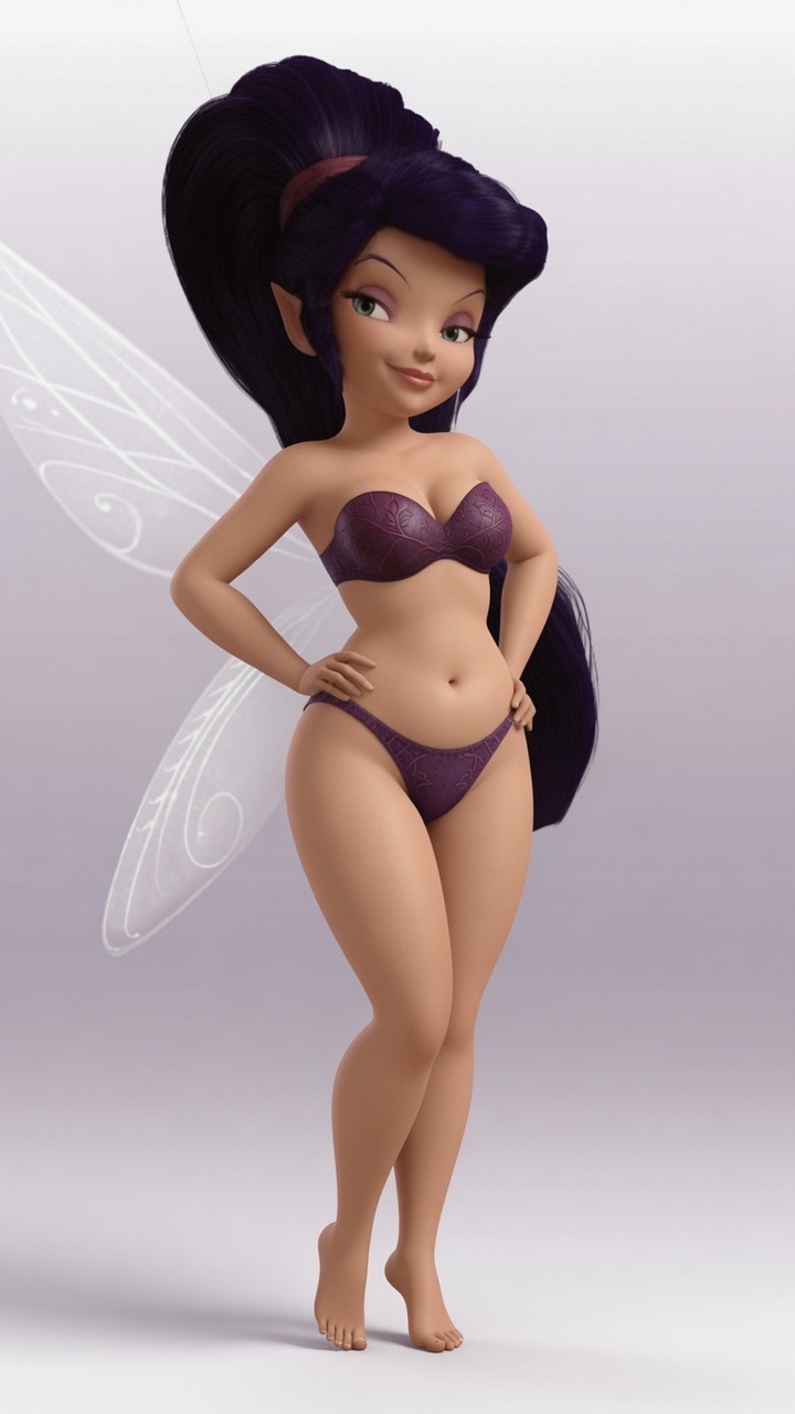 Someraindropsonroses, ai assisted, ai generated, disney fairies, vidia, bikini bottom