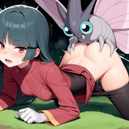 Parkinson, ai generated, pokemon, sabrina, blush, boots