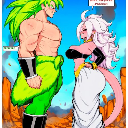Mimipaws, ai generated, dragon ball, dragon ball super, dragon ball z, android 21
