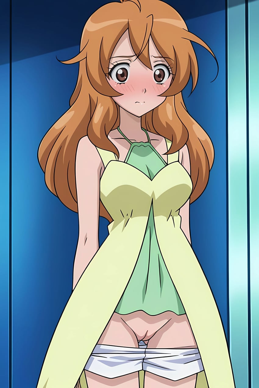 pinku.ai, ai generated, bakugan, alice gehabich, clothing, dress