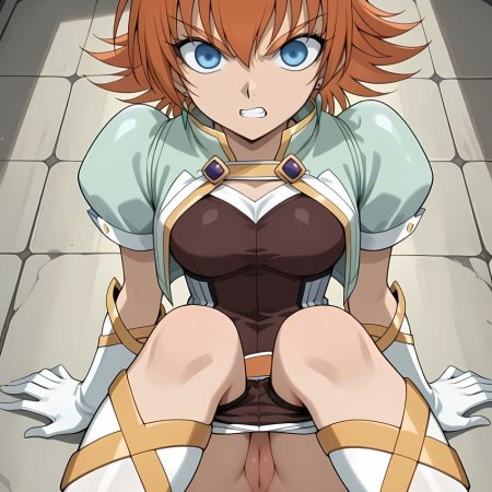 pinku.ai, ai generated, bakugan, mira fermin, flashing pussy, pussy peek
