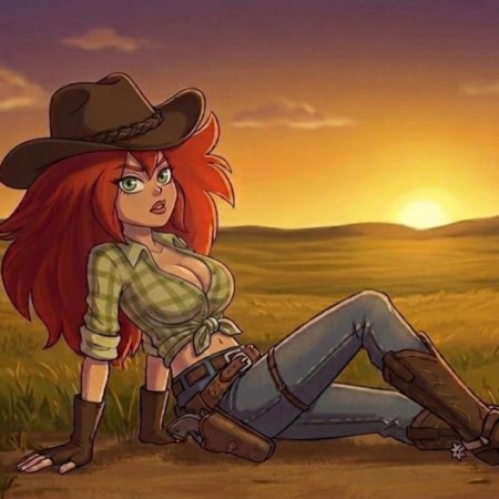 zupern0va, ai generated, nomad of nowhere, rooster teeth, skout, cowgirl