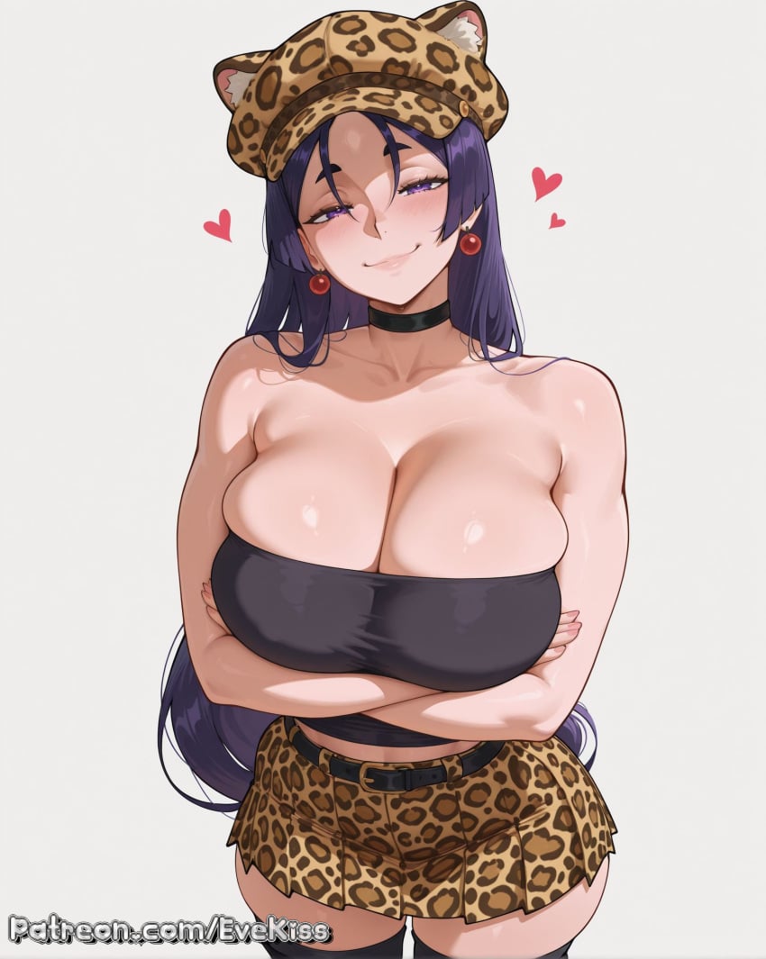 Evekiss, ai generated, fate, minamoto no raikou, breasts, clothed