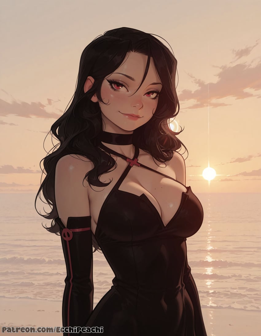 Ecchipeachi, ai generated, fullmetal alchemist, lust, boobs, large breasts