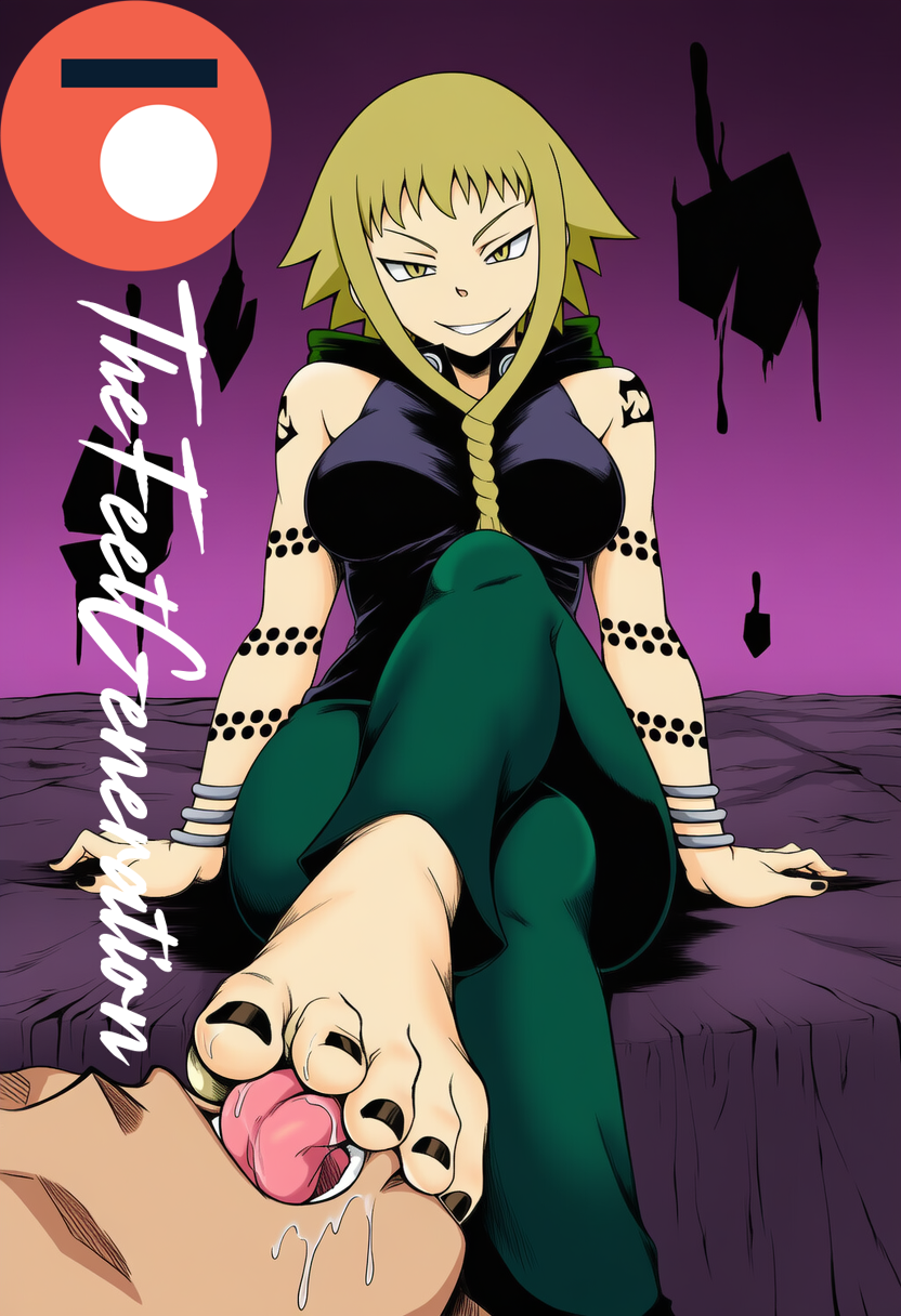 Thefeetgeneration, ai generated, anime, medusa, big boobs, huge boobs